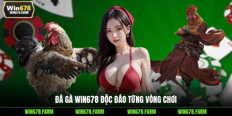 Đá gà WIN678 độc đáo từng vòng chơi