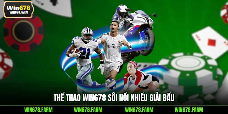 Thể thao WIN678 sôi nổi nhiều giải đấu